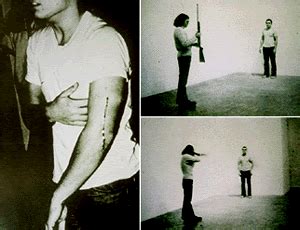 Sentient Developments Chris Burden S Extreme Performance Art