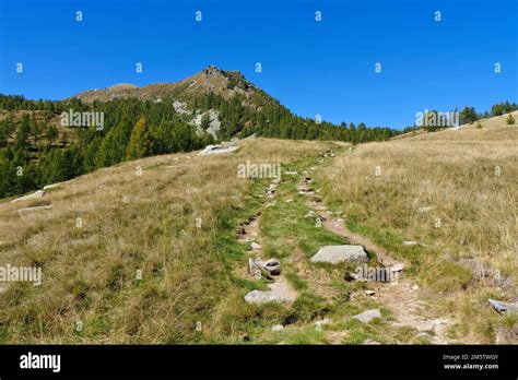 Mountain Landscape Alpe Salei In Onsernoe Valley Ticino In