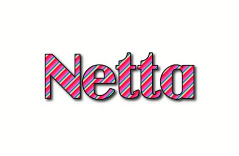 Netta Лого Бесплатный инструмент для дизайна имени от Flaming Text