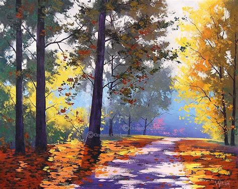 Autumn Oil Painting Listed Artist Original Landscape By Etsy