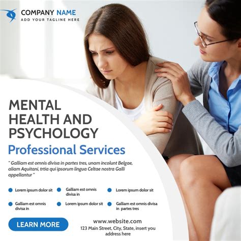 Copy Of Mental Health And Psychology Services Adverti Postermywall