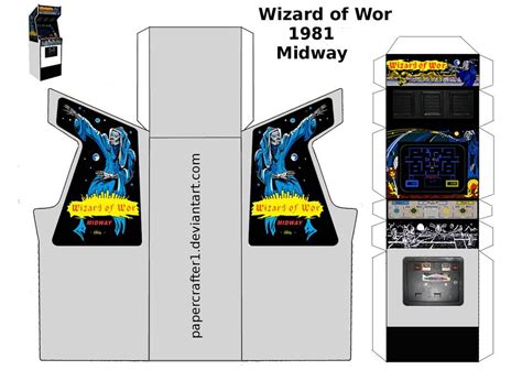 Wizard Of Wor Arcade Papercraft By Weirdfantastictoys On Deviantart