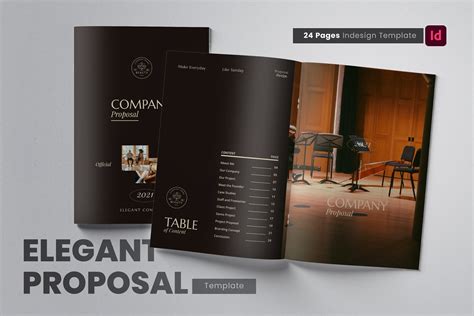 Neat And Elegant Proposal Indesign Peterdraw Studio