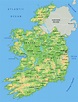 🌍 Irlanda en mapas - mapa político, físico y mudo