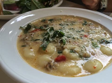 Pineapple Grass Gnocchi Sausage And Spinach Soup