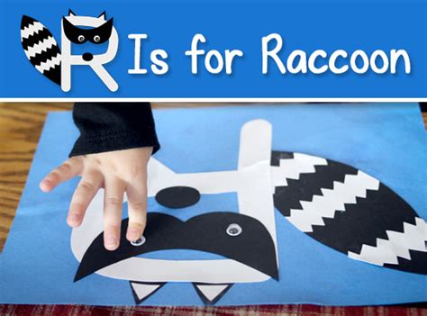 Printable Letter R Craft R Is For Raccoon Free Download