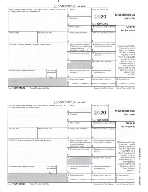 Form 1099 Misc To Report Miscellaneous Income