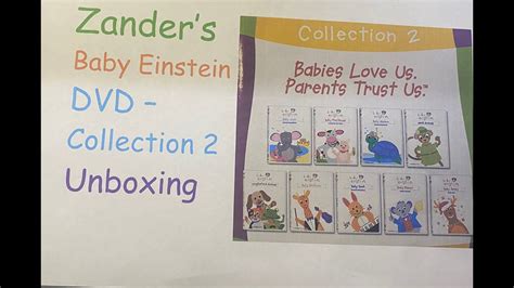 Unboxing Baby Einstein Dvds From Collection 2 Youtube