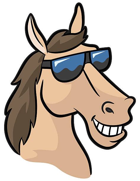 Royalty Free Smiling Horse Clip Art Vector Images