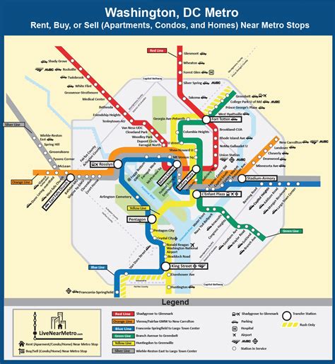 Dc Metro Center Station Map