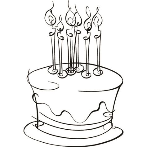 Very Nice Drawings Of Birthday Cakes Clipart Best Clipart Best