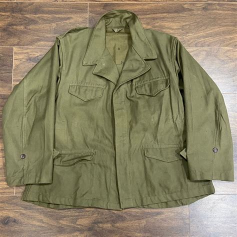 Deadstock 1952 Dated French Army M47 Jacket Size Large Bens Vintage