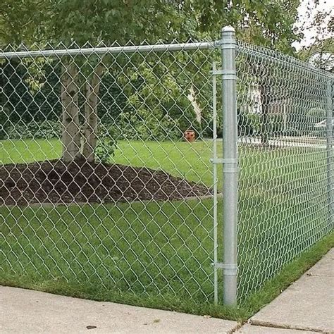 Iron Galvanized Pvc Coated Chain Link Fence At Rs 12square Feet In