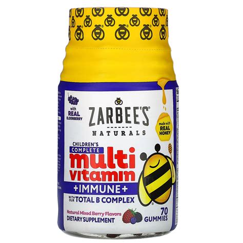Childrens Complete Multivitamin Immune Natural Mixed Berry Flavors