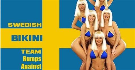 Bedspread Swedish Bikini Team