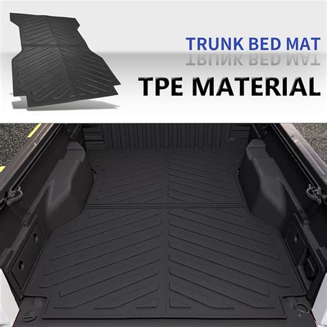 Fit 2005 2023 Toyota Tacoma Bed Mats Anti Slip Tpe Trunk Mat Bed Mat