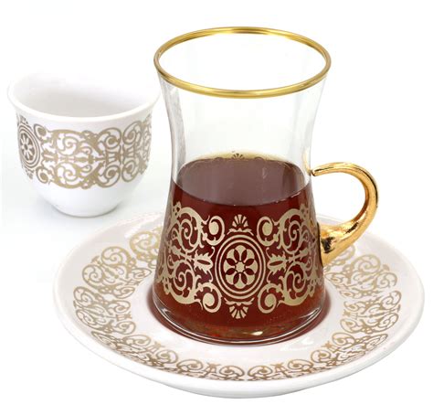 Tea Glass Ajda 6 Glasses Tea Cup Turkish Tea Set By Topkapi Fast