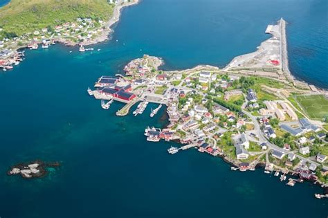 Premium Photo Aerial View Of Reine Village In Lofoten Islands In