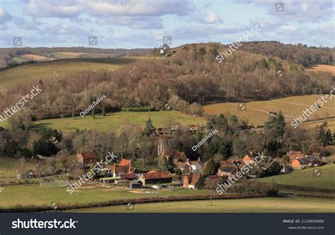 English Rural Landscape Th Chiltern Hills Stock Photo 2129609888