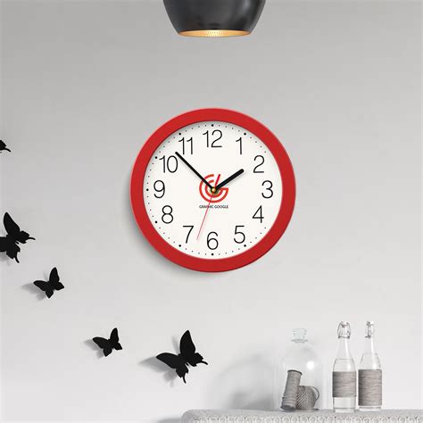 wall clock logo branding mockup  behance