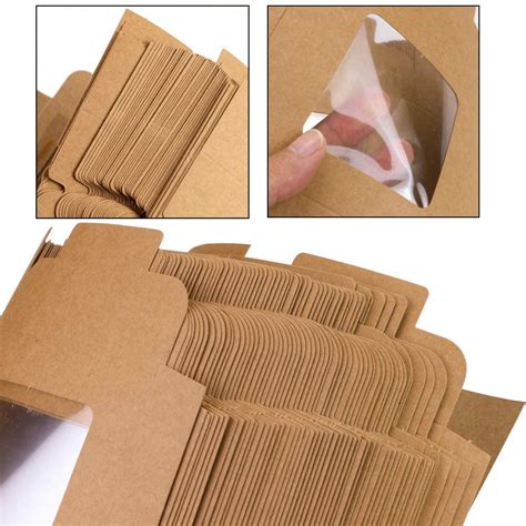 $43.84 / cs of 50. Wholesale UPlama 60Pack Brown Bakery Box Disposable Pastry ...
