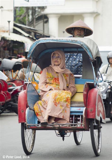 Photographs Becak Of Solo Indonesia 2014 By Peter Loud