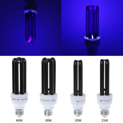 E27 15203040w Uv Ultraviolet Fluorescent Blacklight Cfl Light Bulb