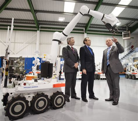 Defence Minister Visits Northrop Grummans Unmanned Ground Vehicle