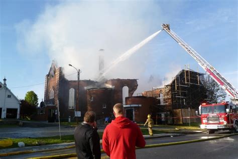 In Pictures Fire Destroys Historic Church Ctv News