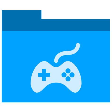 Consola de juegos imágenes gráficas png descarga gratuita, categoría: Icono Juegos, carpeta Gratis de Phlat Blue Folders Icons