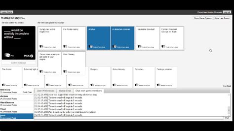 Cards will need updated to work with this format. Pretend You're Xyzzy Cards Against Humanity Clone - Played by the Best Friends Club pt. 3 ...