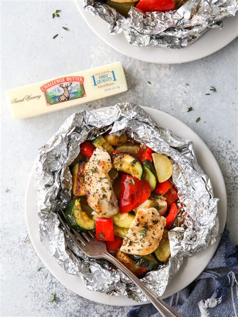 Chicken And Veggie Tin Foil Dinners Completely Delicious
