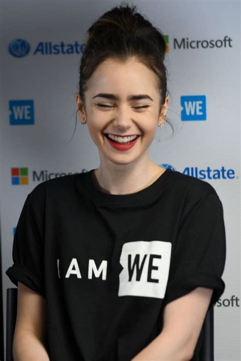 We Day Seattle Qanda April 21 017 Miss Lily Collins Gallery