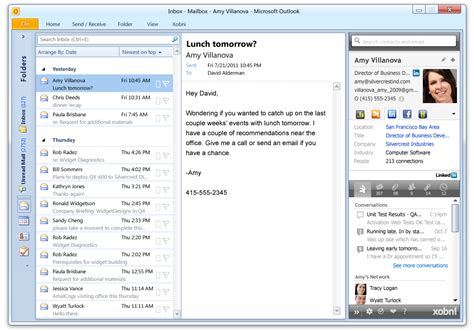 Xobni Transformer Sa Boite De Courrier électronique Microsoft Outlook