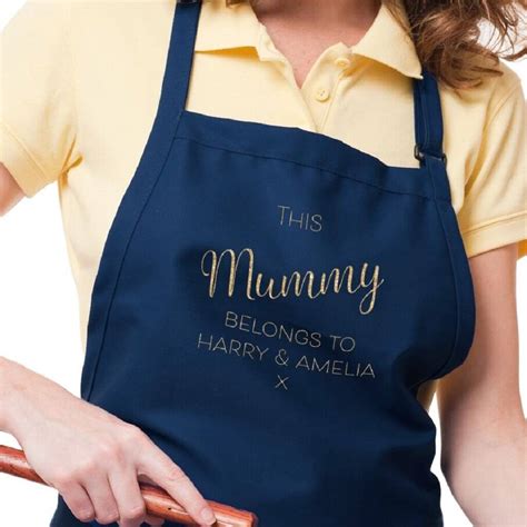 This Mummy Belongs To Personalised Glitter Apron By Chips And Sprinkles