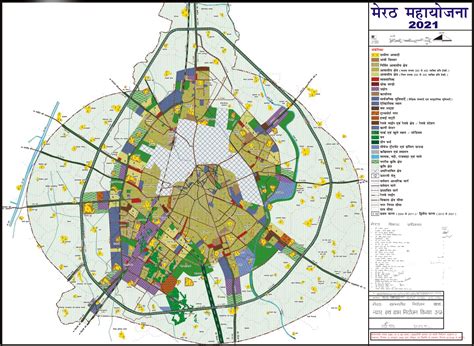 Meerut Master Plan 2021 Map Master Plans India