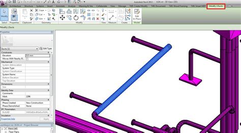 Piece Of Advice For Revit Mep Users Cut Opening Pro Supports Ifc Ducts Pipes And Cable Trays