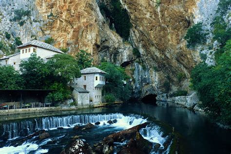 The Dervish House At Blagaj 12km From Mostar Bosnia And Hercegovina