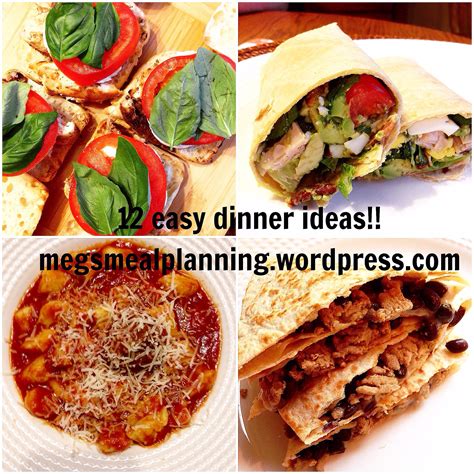 Simple and Quick Dinner Recipes - Meg's Meal Planning | Dinner, Quick dinner, Quick dinner recipes