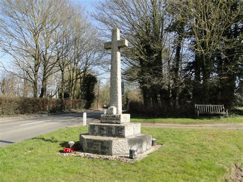 The War Memorial At Earl Soham © Adrian S Pye Geograph Britain And