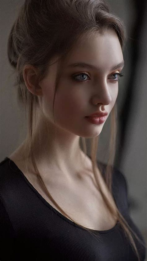 Blonde Beautiful Girl Portrait Of A Girl Face Hd Wallpaper Peakpx