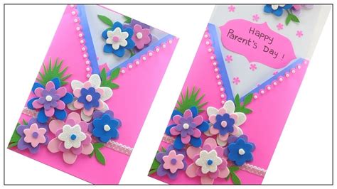 Parents Day Card Tutorialparents Day Greeting Card Diy Youtube