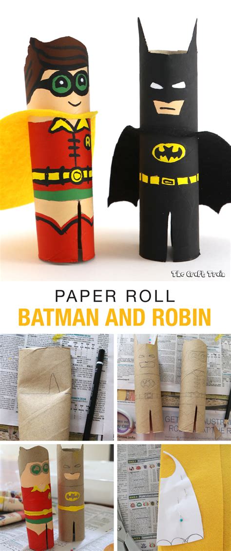 Paper Roll Batman And Robin The Craft Train