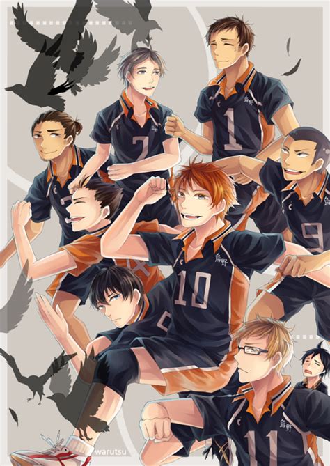 Hq Crows By Warutsu On Deviantart Haikyuu Wallpaper Haikyuu