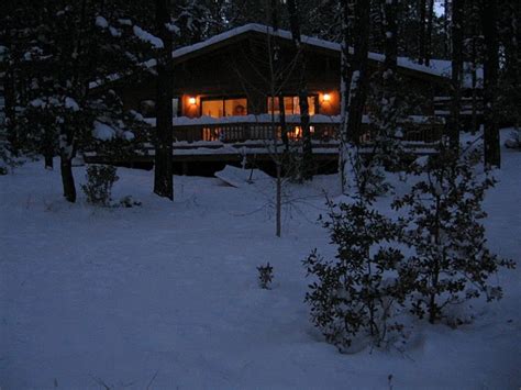 Wished I Was Theredark Snowy Nightahhh Snow Cabin Wish I