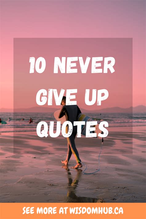 10 Never Give Up Quotes Wisdomhub