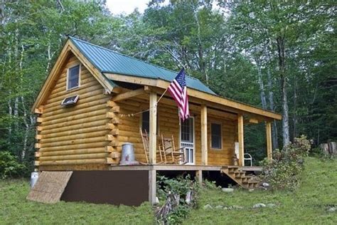 Cool Log Cabin Kits Maine New Home Plans Design