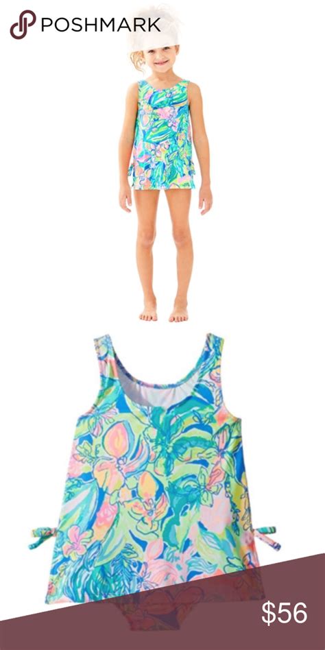 Lilly Pulitzer Upf 50 Little Lilly Swim Suit Swim Dress Pattern