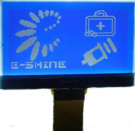 Custom Design Monomonochrome Graphic Digital 128x64 Dot Matrix Module