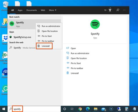 How To Uninstall Spotify In Windows 10